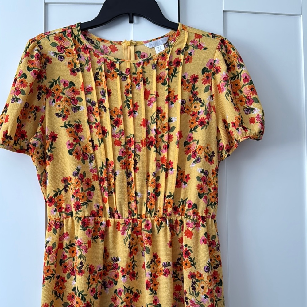 Floral Yellow Dress